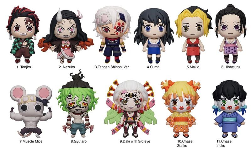 Pendentif sac à dos  de Demon Slayer - Demon Slayer : Kimetsu no Yaiba - pour Indifférent - multicolore - Demon Slayer