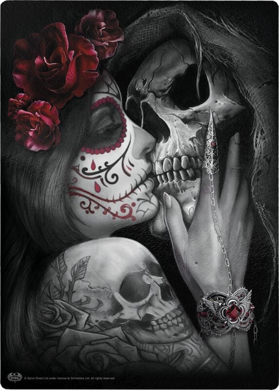 Planche à découper Gothic de Spiral - Dead Kiss - pour Unisexe - multicolore - Spiral