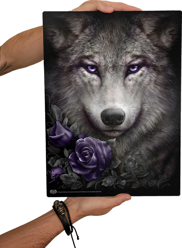 Planche à découper Gothic de Spiral - Wolf Roses - pour Unisexe - multicolore - Spiral - View 2