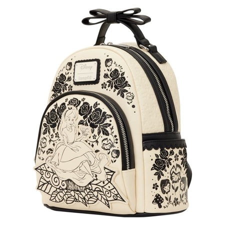 Mini Sac À Dos Disney de Alice Au Pays Des Merveilles - Loungefly - Floral - pour Unisexe - multicolore - Alice Au Pays Des Merveilles