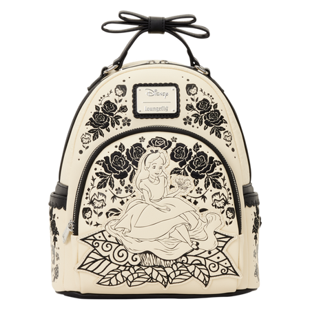 Mini Sac À Dos Disney de Alice Au Pays Des Merveilles - Loungefly - Floral - pour Unisexe - multicolore - Alice Au Pays Des Merveilles - View 2