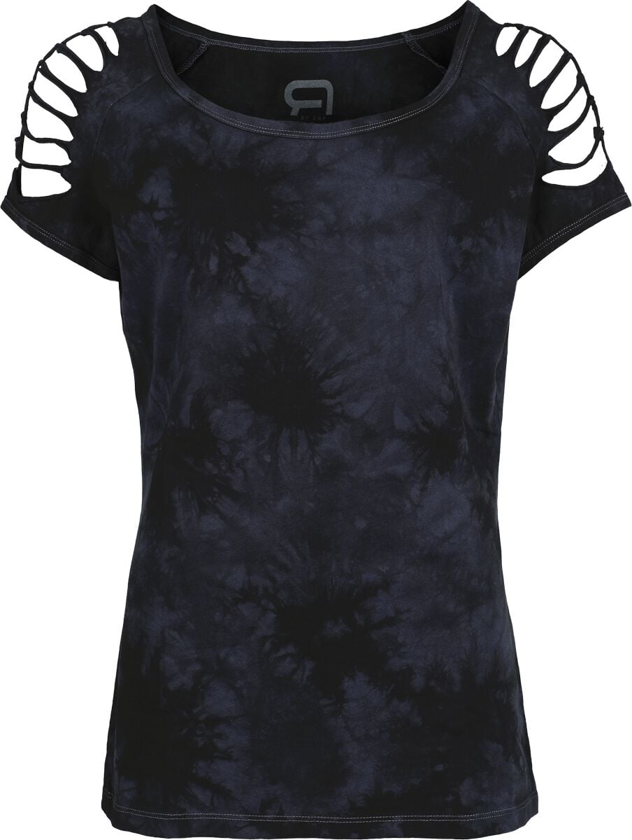 T-Shirt Manches courtes  de RED by EMP - T-Shirt avec Découpes - S à XXL - pour Femme - bleu - RED by EMP