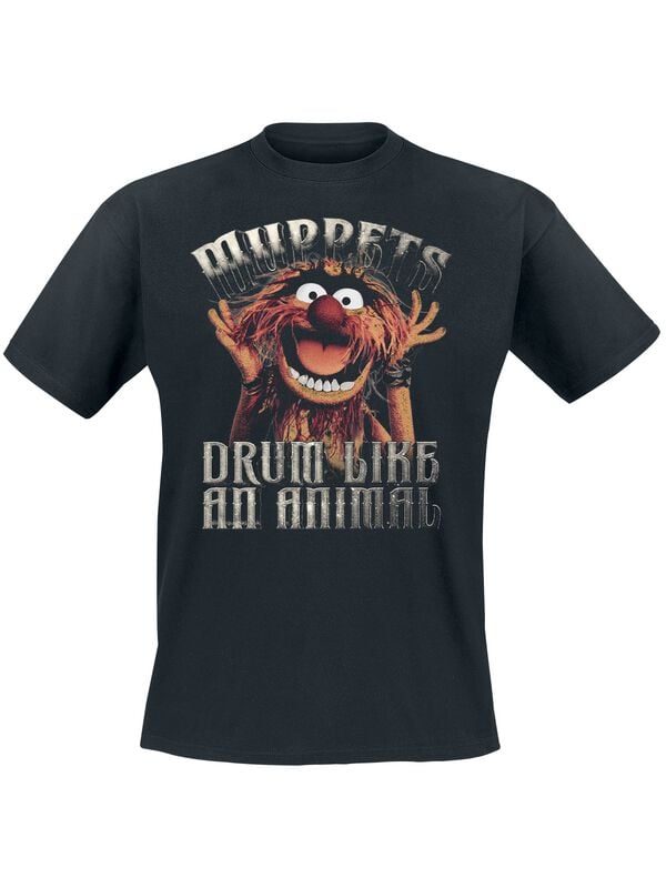 T-Shirt Manches courtes  de Le Muppet Show - World Tour - M à 5XL - pour Homme - noir - Le Muppet Show