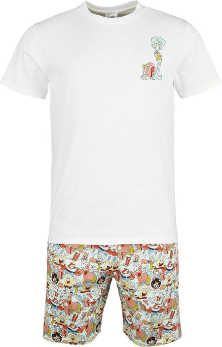 Pyjama  de Bob L'Éponge - S à 3XL - pour Homme - multicolore - Bob L'Éponge