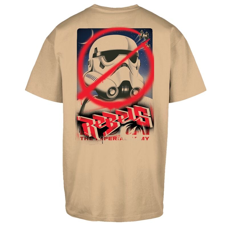 T-Shirt Oversize Disney de Star Wars - Rebels - Poster - M à XXL - pour Homme - sable - Star Wars