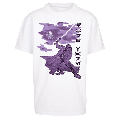 T-Shirt Oversize Disney de Star Wars - Japonais - M à XXL - pour Homme - blanc - Star Wars