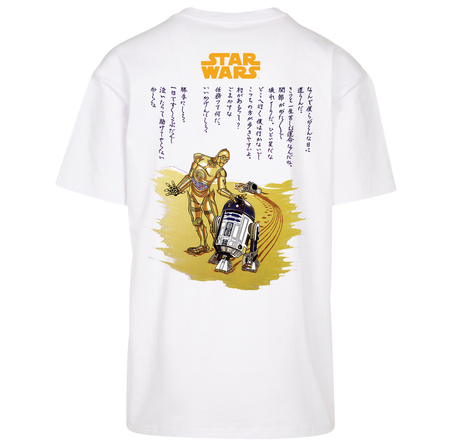 T-Shirt Oversize Disney de Star Wars - Japonais - M à XXL - pour Homme - blanc - Star Wars - View 2