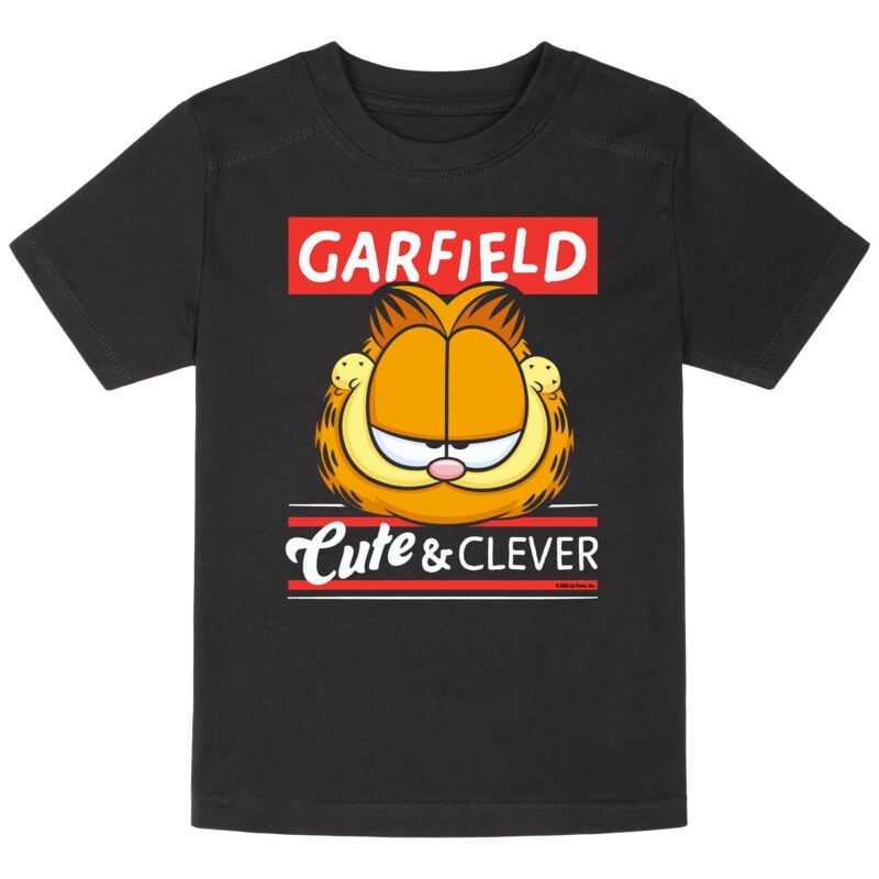 T-shirt  de Garfield - Metal-Kids - Cute & Clever - 92 à 164 - pour Enfants - noir - Garfield