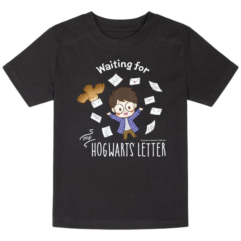 T-shirt  de Harry Potter - Metal-Kids - Waiting - 104 à 152 - pour Enfants - noir - Harry Potter