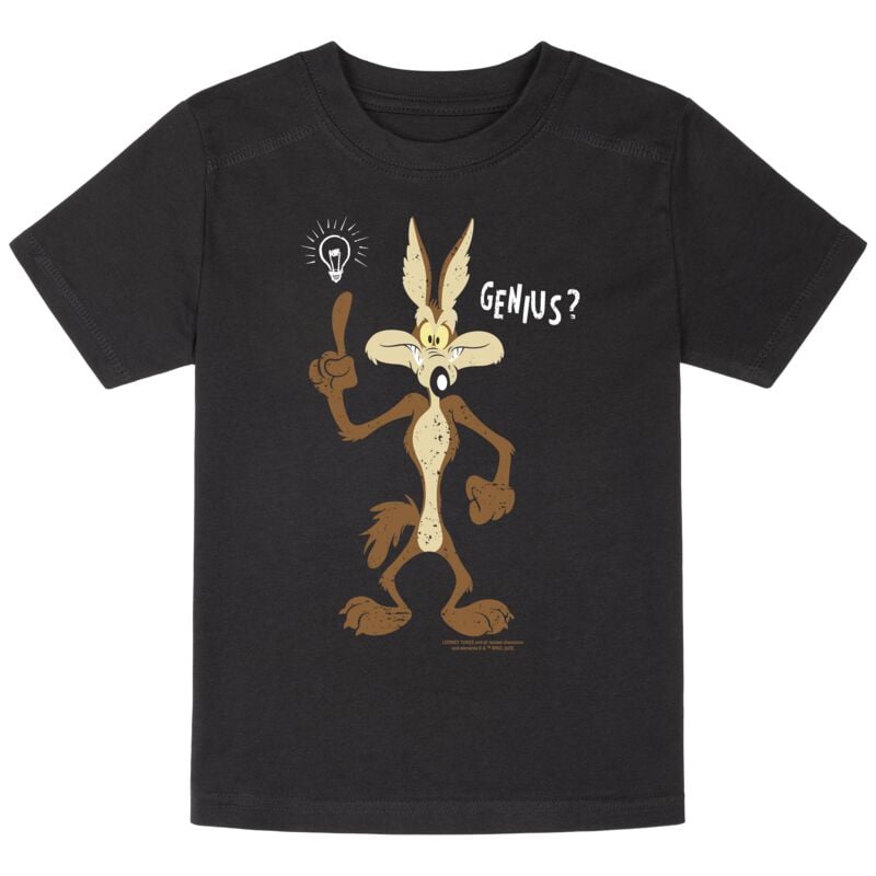 T-shirt  de Looney Tunes - Metal-Kids - Genius - 92 à 140 - pour Enfants - noir - Looney Tunes
