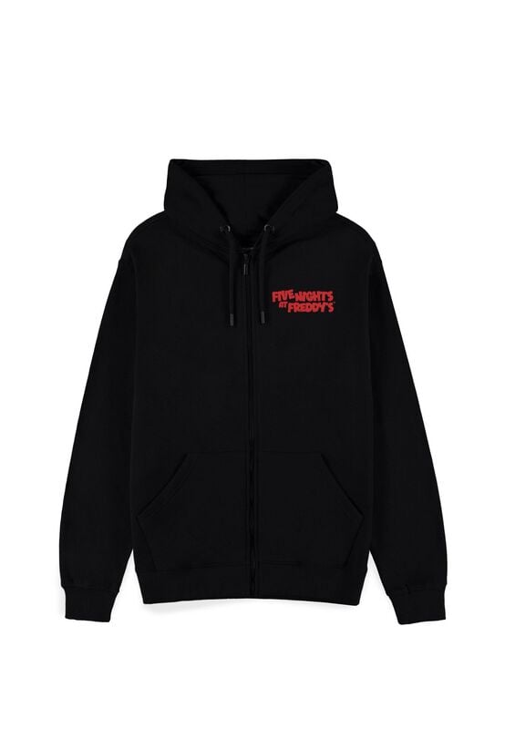 Sweat-shirt zippé à capuche Gaming de Five Nights At Freddy's - Can You Survive - S à XXL - pour Homme - noir - Five Nights At Freddy's