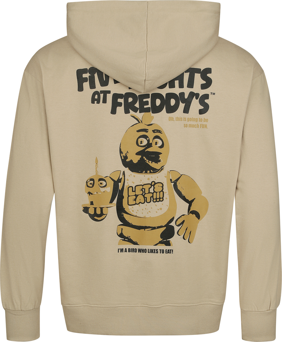 Sweat-shirt à capuche Gaming de Five Nights At Freddy's - So Much Fun - XL - pour Homme - beige - Five Nights At Freddy's - View 2