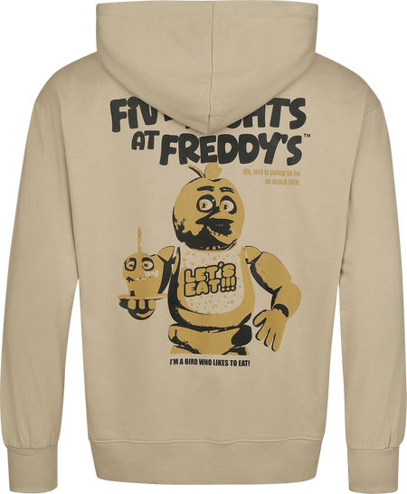Sweat-shirt à capuche Gaming de Five Nights At Freddy's - So Much Fun - XL - pour Homme - beige - Five Nights At Freddy's - View 2