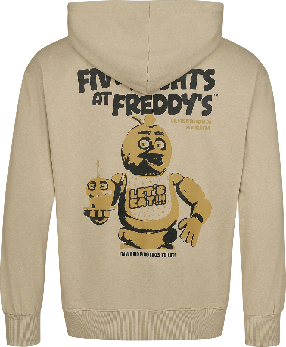 Sweat-shirt à capuche Gaming de Five Nights At Freddy's - So Much Fun - XL - pour Homme - beige - Five Nights At Freddy's - View 2