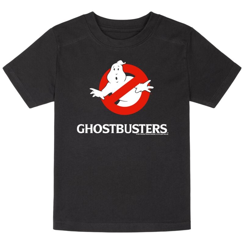 T-shirt  de SOS Fantômes - Metal-Kids - Logo - 92 à 152 - pour Enfants - noir - SOS Fantômes