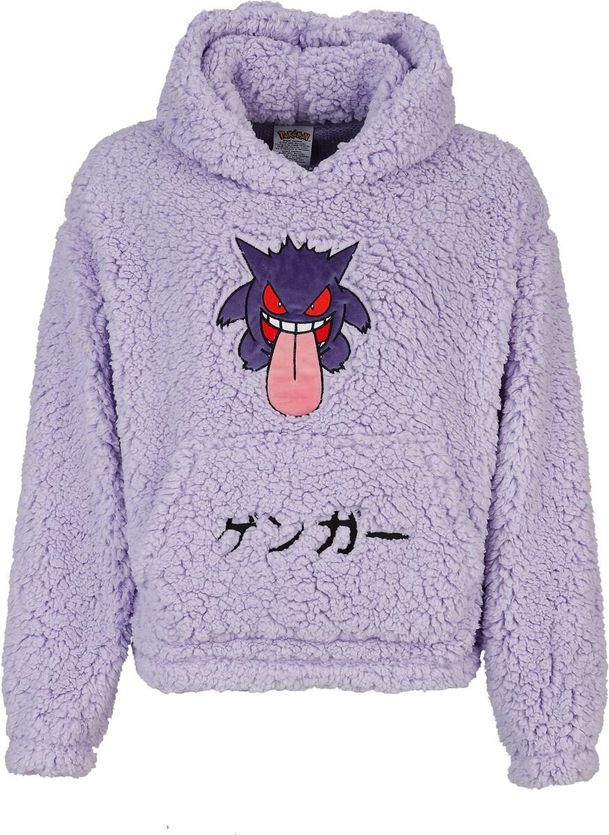 Sweat-shirt à capuche Gaming de Pokémon - Ectoplasma - S à XXL - pour Femme - lilas - Pokémon