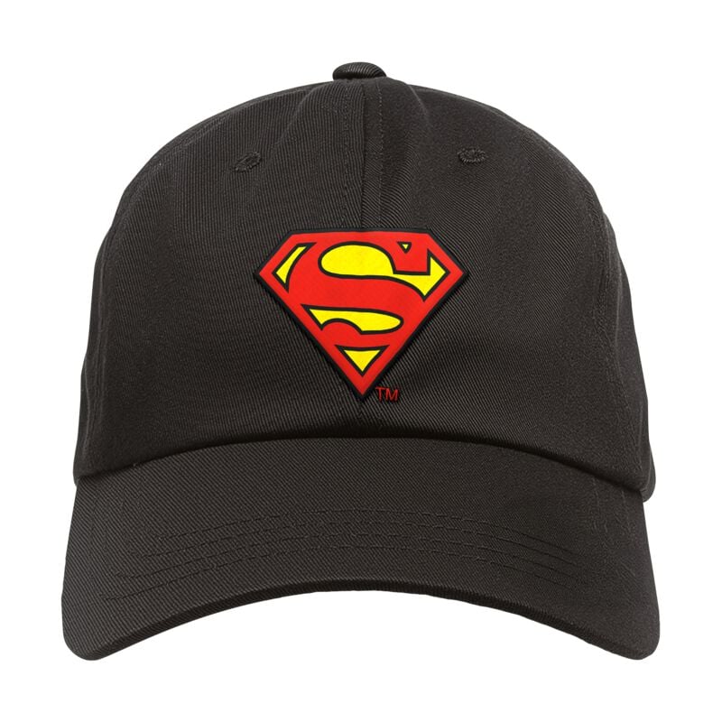 Casquette  de Superman - Metal-Kids - Logo - pour Enfants - noir - Superman