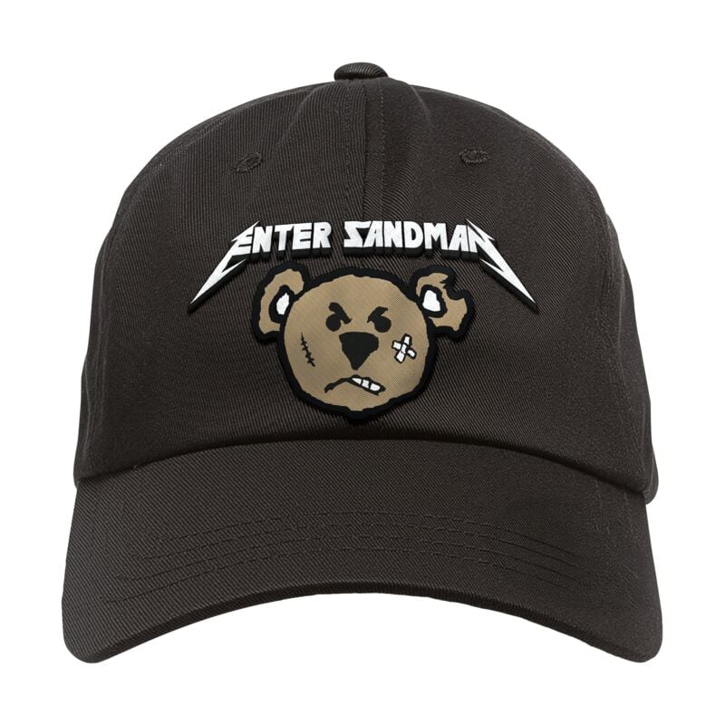 Casquette Fun de Slogans - Metal-Kids - Enter Sandman - pour Enfants - noir - Slogans
