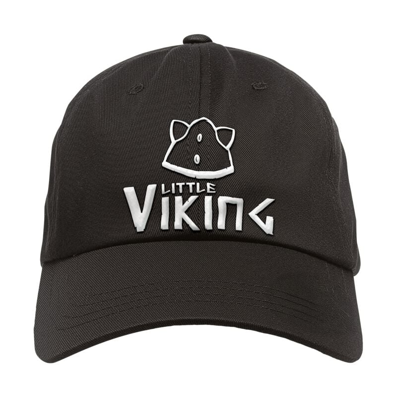 Casquette Fun de Slogans - Metal-Kids - Little Viking - pour Enfants - noir - Slogans