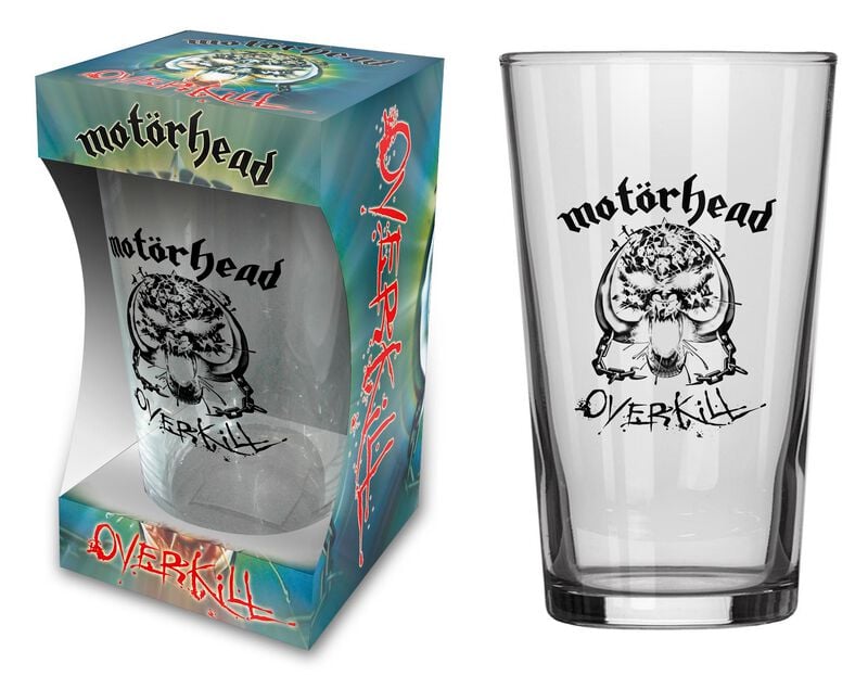 Verre à bière  de Motörhead - Overkill - pour Indifférent - transparent - Motörhead