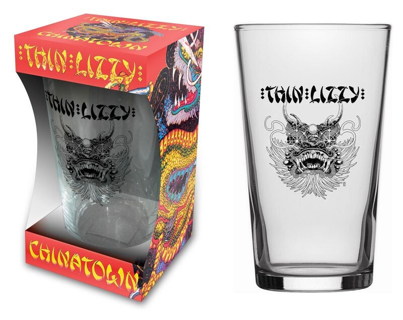 Verre à bière  de Thin Lizzy - Chinatown - pour Indifférent - transparent - Thin Lizzy