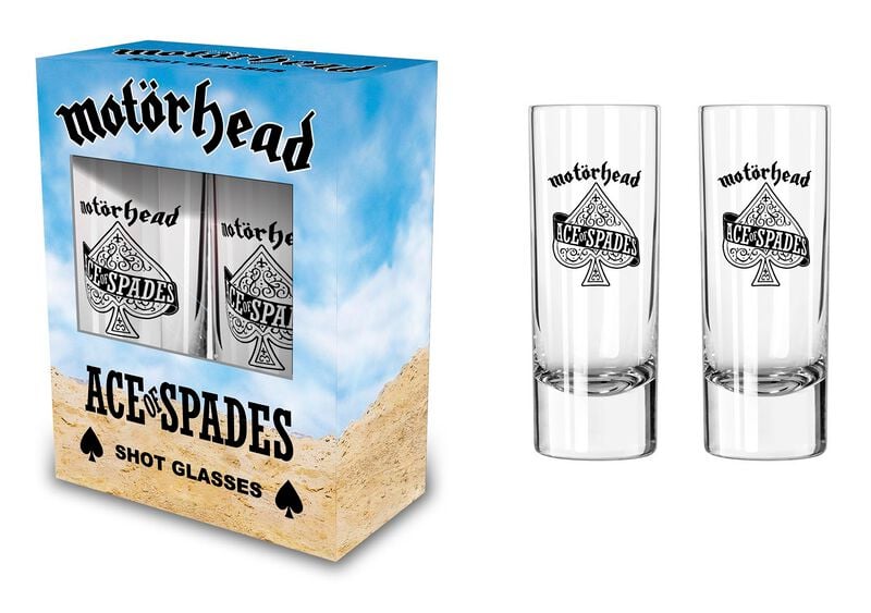 Lot de verres à shots  de Motörhead - Ace Of Spades - pour Indifférent - transparent - Motörhead