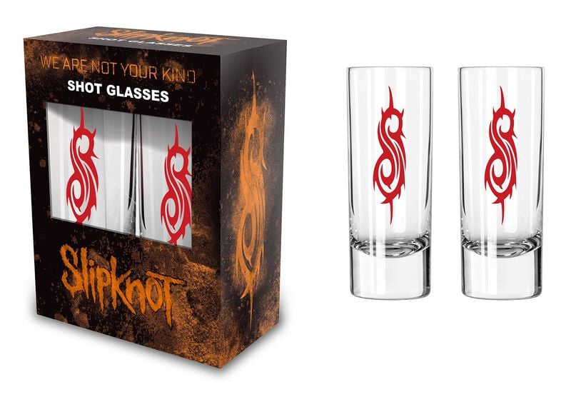 Lot de verres à shots  de Slipknot - We Are Not Your Kind - pour Indifférent - transparent - Slipknot