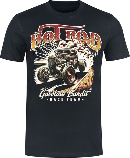 T-Shirt Manches courtes  de Gasoline Bandit - Hot Rod - S à 4XL - pour Homme - noir - Gasoline Bandit