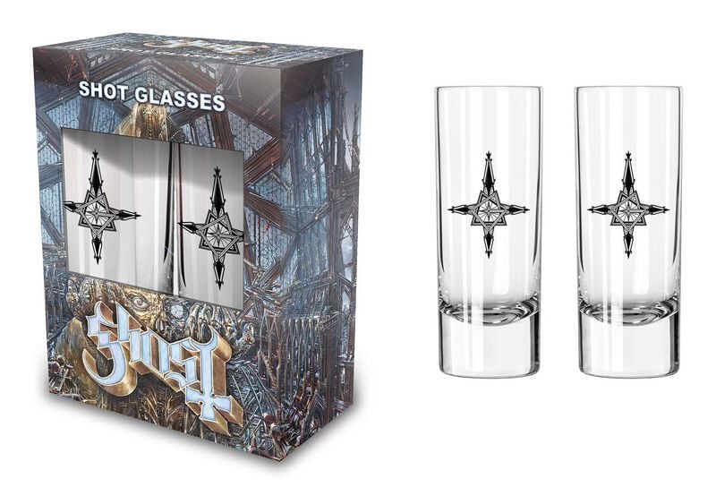 Lot de verres à shots  de Ghost - Impera - pour Indifférent - transparent - Ghost