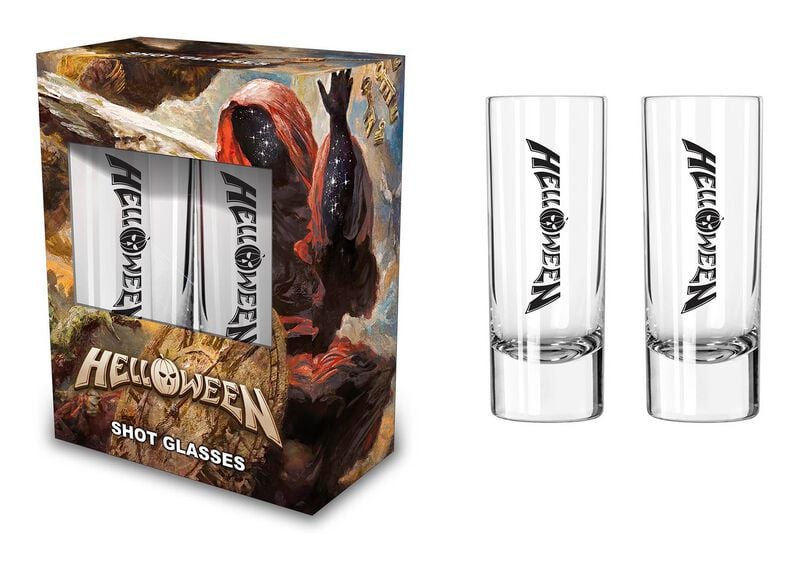 Lot de verres à shots  de Helloween - pour Indifférent - transparent - Helloween