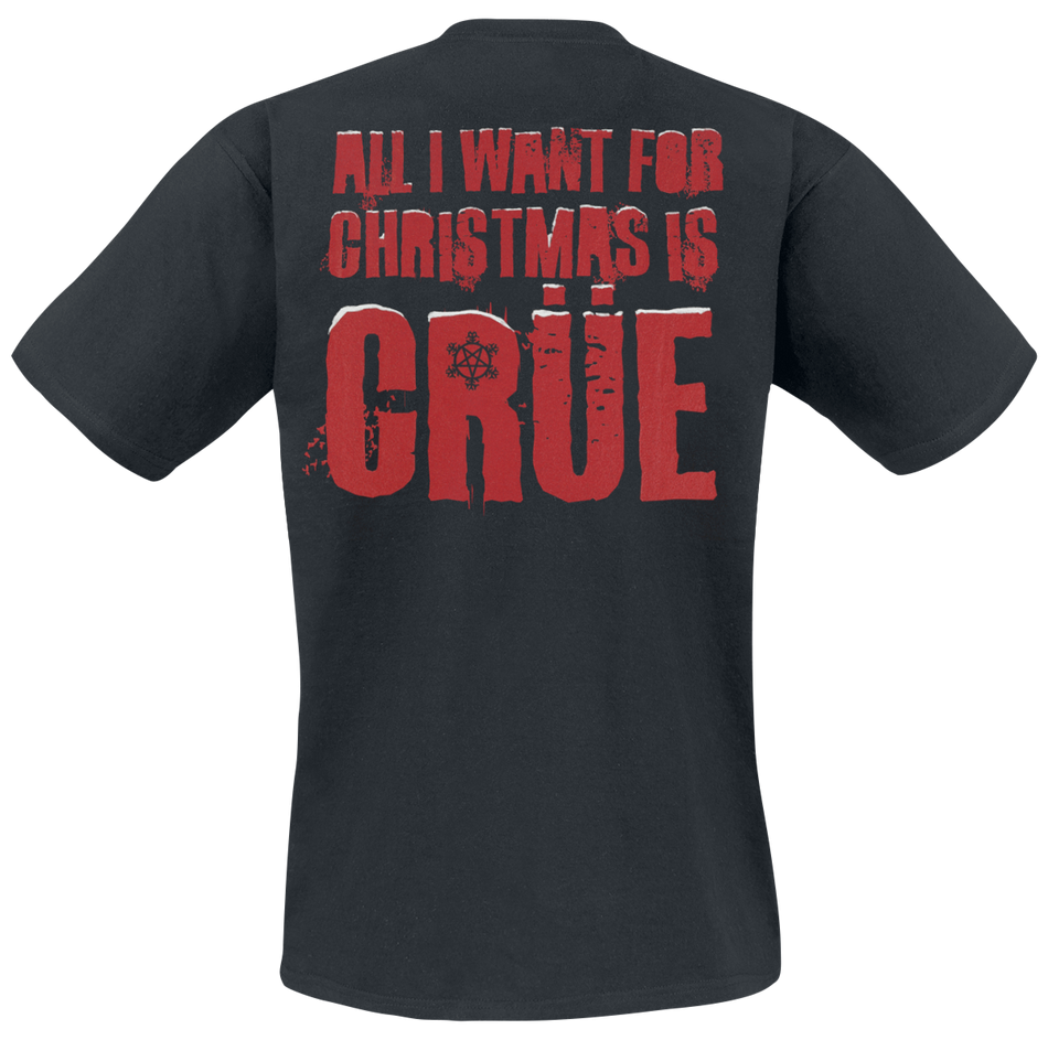 T-Shirt Manches courtes  de Mötley Crüe - All I Want For Christmas Is Crue - M à XXL - pour Homme - noir - Mötley Crüe - View 2