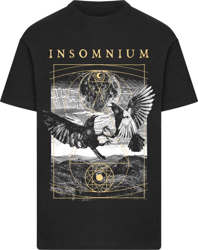 T-Shirt Manches courtes  de Insomnium - Ravens & Sun - S à 5XL - pour Homme - noir - Insomnium