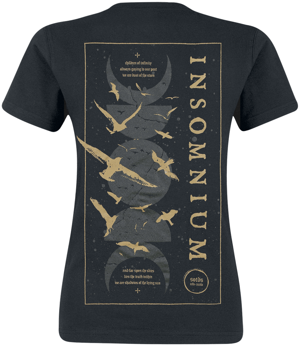 T-Shirt Manches courtes  de Insomnium - Beyond The Shadows - S à 3XL - pour Femme - noir - Insomnium - View 2