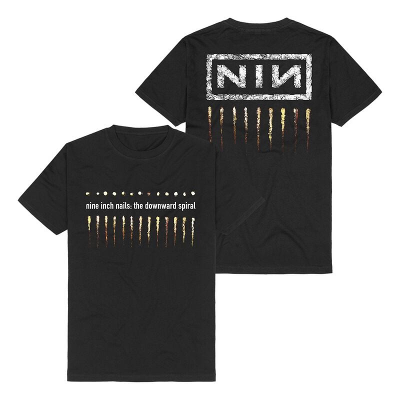 T-Shirt Manches courtes  de Nine Inch Nails - The downward spiral drip - S à 3XL - pour Homme - noir - Nine Inch Nails
