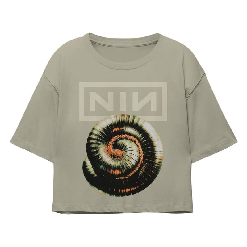 T-Shirt Manches courtes  de Nine Inch Nails - Closer to god - S à 3XL - pour Femme - olive - Nine Inch Nails
