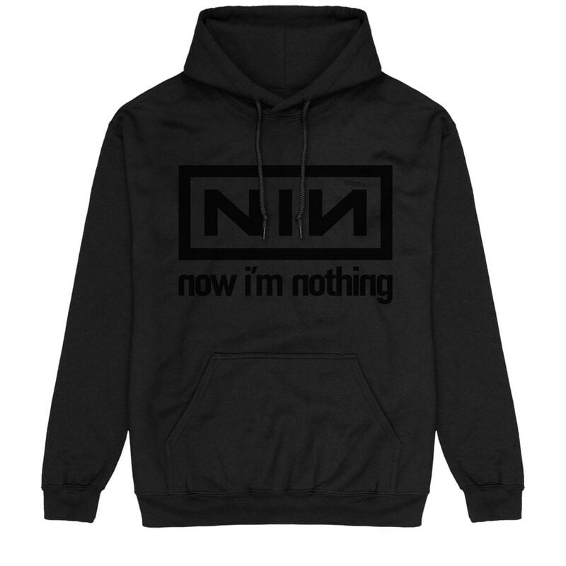 Sweat-shirt à capuche  de Nine Inch Nails - Now i'm nothing - S à 3XL - pour Homme - noir - Nine Inch Nails