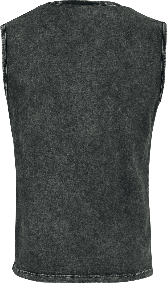 Débardeur Gothic de Poizen Industries - Crux Noctis - Débardeur - S à XXL - pour Homme - gris - Poizen Industries - View 2