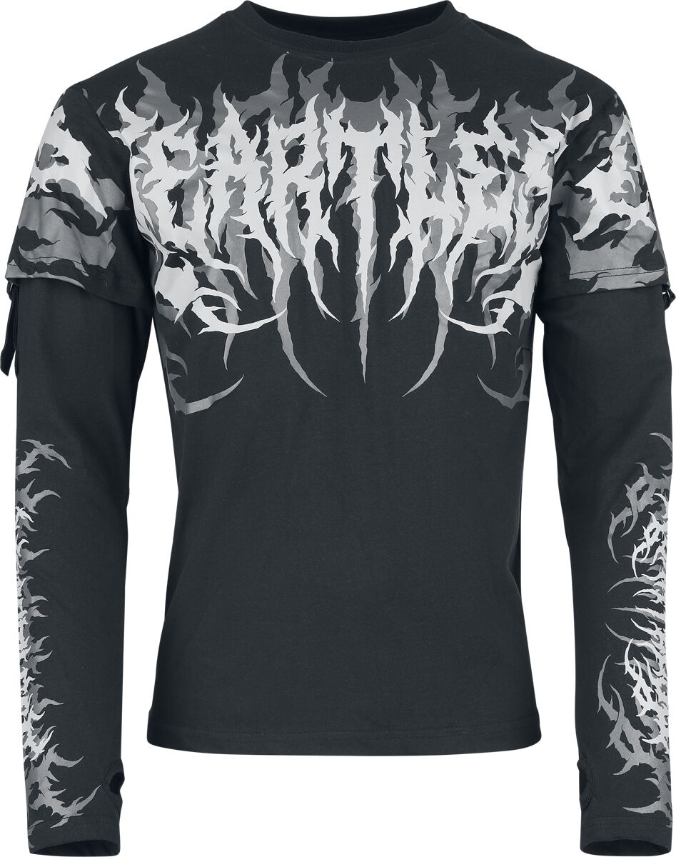 T-shirt manches longues Gothic de Heartless - Akumu - Haut Homme - S à 4XL - pour Homme - noir - Heartless