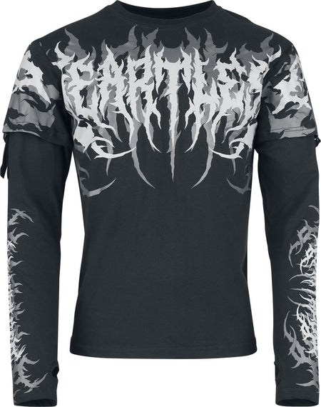 T-shirt manches longues Gothic de Heartless - Akumu - Haut Homme - S à 4XL - pour Homme - noir - Heartless