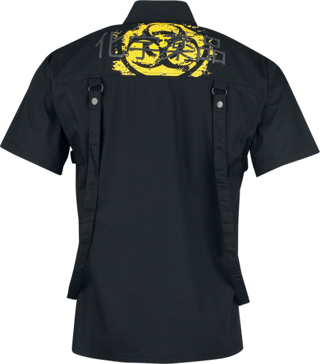 Chemise manches courtes Gothic de Chemical Black - Iron Warden - Chemise - S à 4XL - pour Homme - noir - Chemical Black - View 2