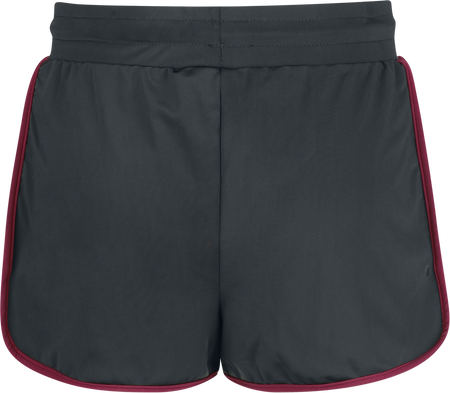 Short de bain  de RED by EMP - Basic - S à XXL - pour Femme - noir/rouge - RED by EMP - View 2