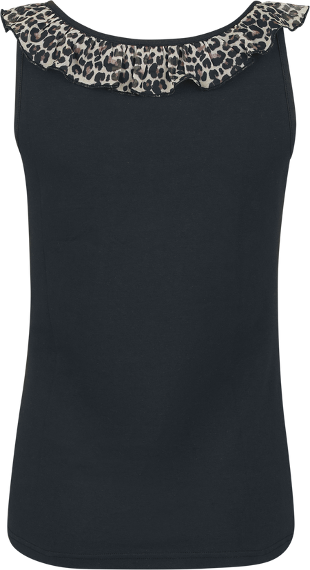 Top Rockabilly de Pussy Deluxe - Débardeur Léopard - S à XXL - pour Femme - multicolore - Pussy Deluxe - View 2