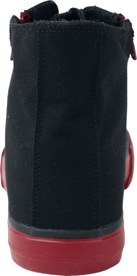 Baskets hautes  de RED by EMP - Basic - EU37 à EU47 - pour Unisexe - noir/rouge - RED by EMP - View 2