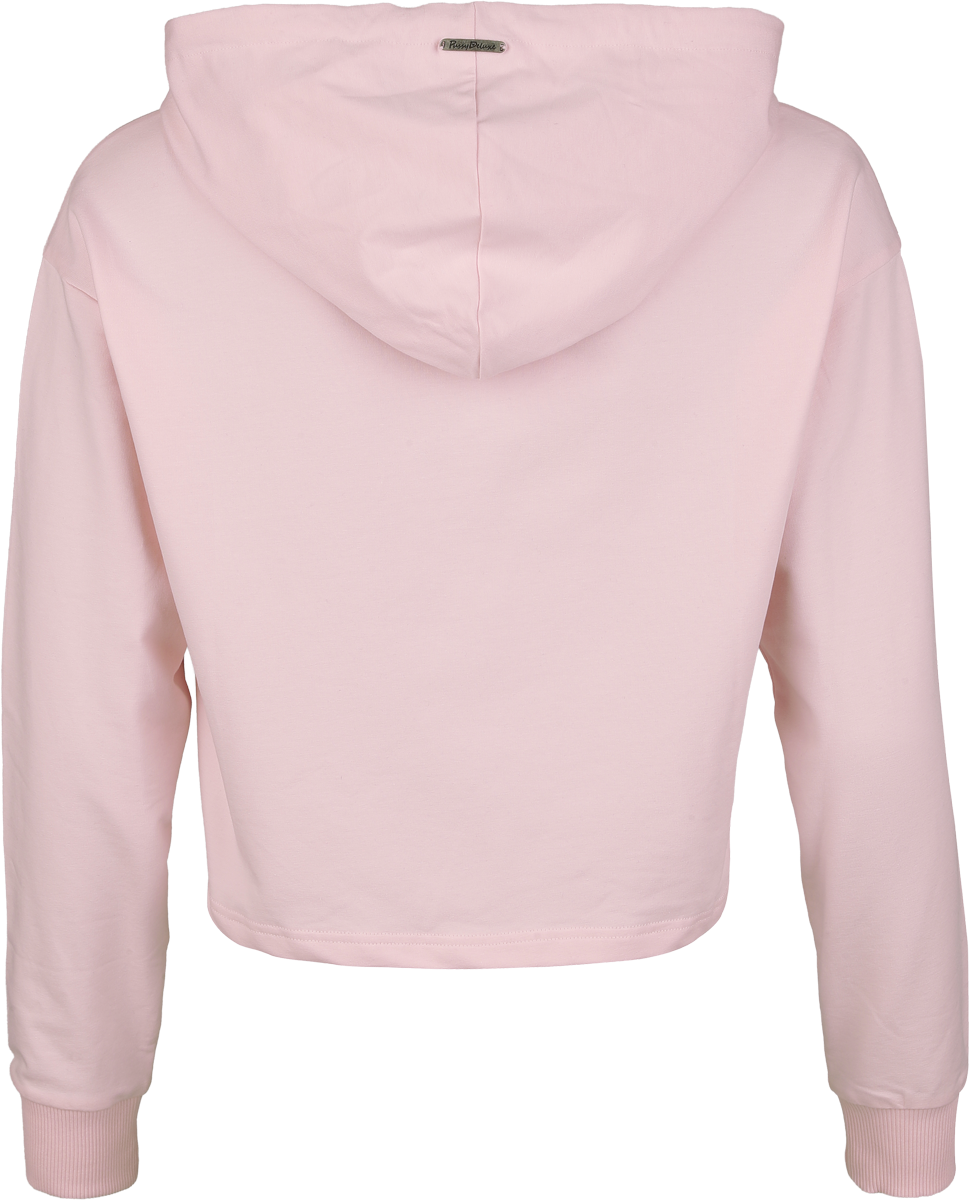 Sweat-shirt à capuche Rockabilly de Pussy Deluxe - Cherry - Sweat Court - S à XXL - pour Femme - rose clair - Pussy Deluxe - View 2