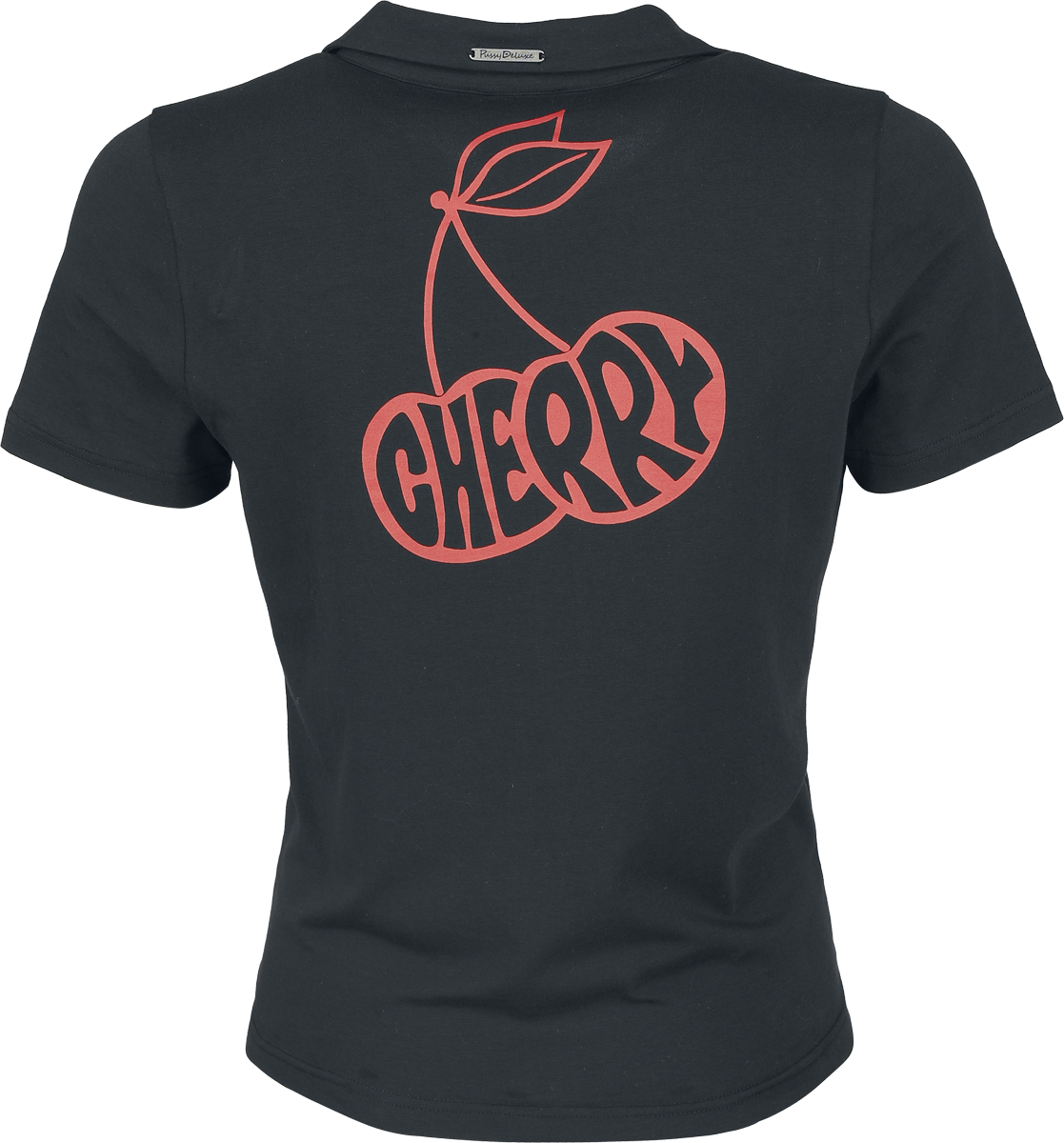 Chemisier Rockabilly de Pussy Deluxe - Mon Chéri - Chemisié Noué - S à XXL - pour Femme - noir - Pussy Deluxe - View 2