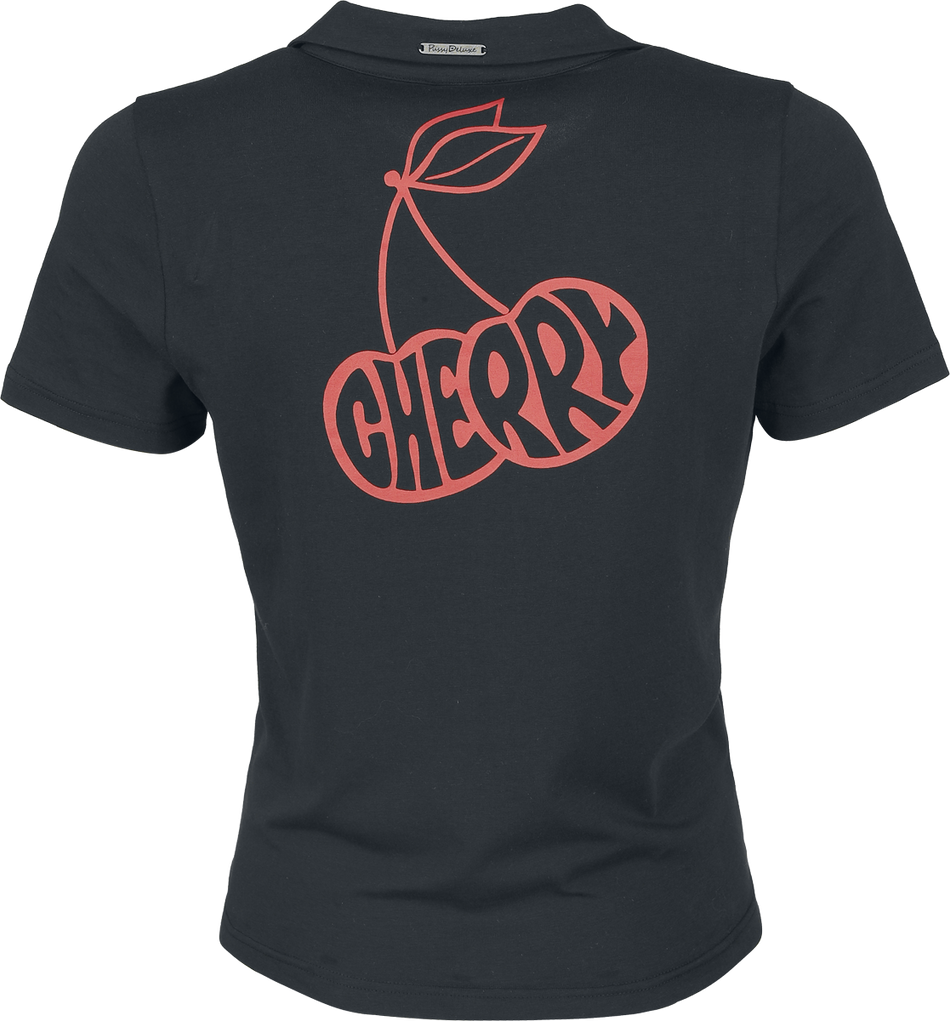 Chemisier Rockabilly de Pussy Deluxe - Mon Chéri - Chemisié Noué - S à XXL - pour Femme - noir - Pussy Deluxe - View 2