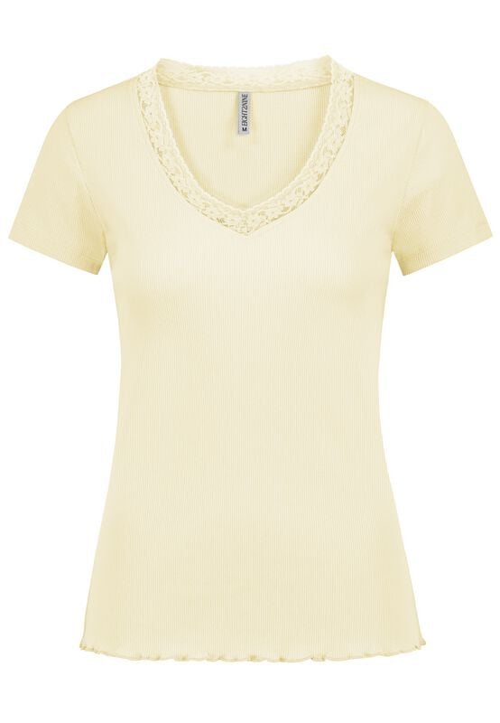 T-Shirt Manches courtes  de Authentic Style - XS à XL - pour Femme - jaune - Authentic Style
