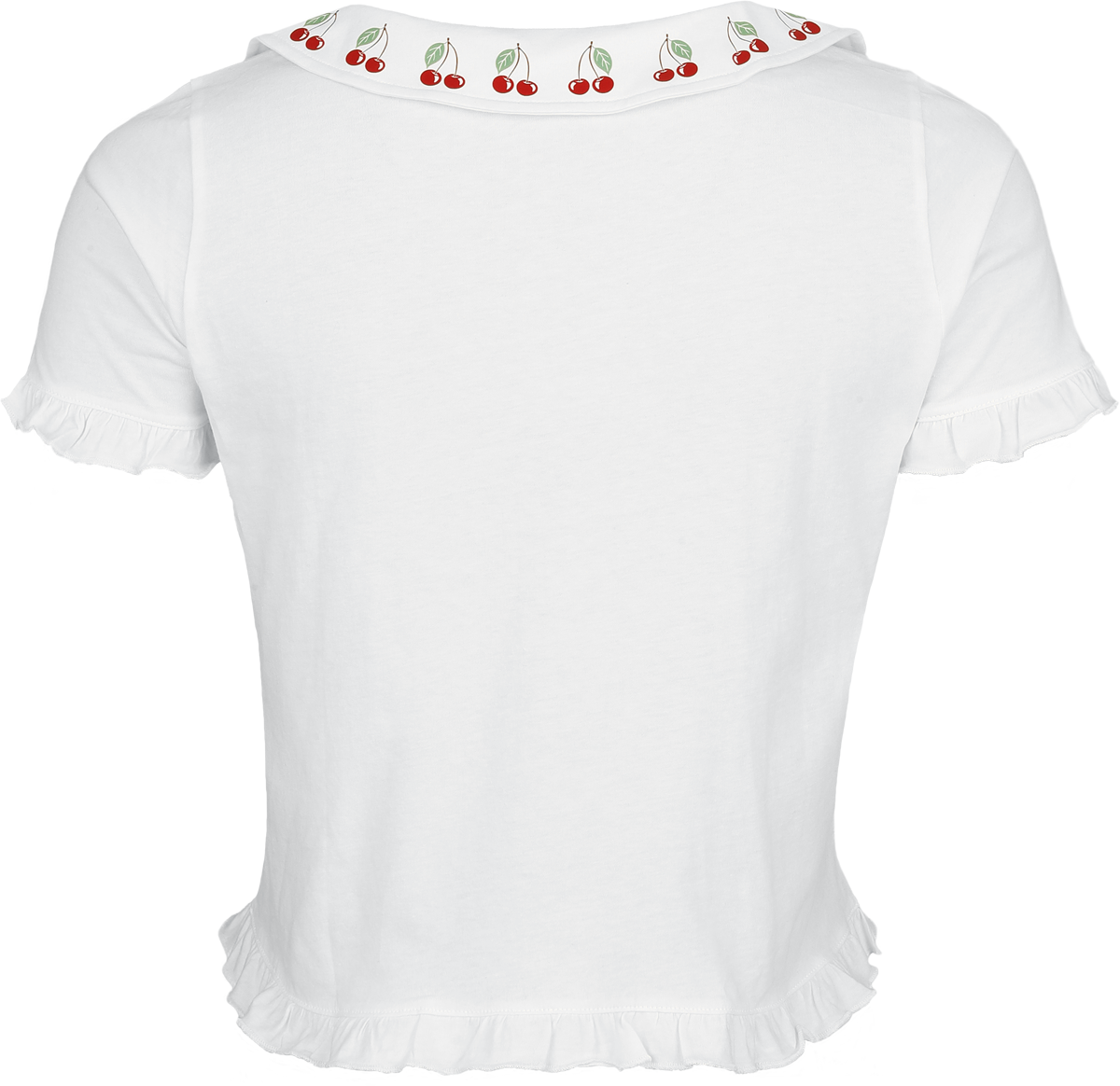 Chemisier Rockabilly de Pussy Deluxe - Mon Chéri - Chemisié Noué - S à XXL - pour Femme - blanc - Pussy Deluxe - View 2