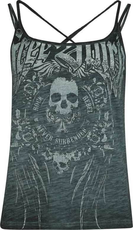 Top  de Rock Rebel by EMP - Free Spirit - S à XXL - pour Femme - turquoise - Rock Rebel by EMP