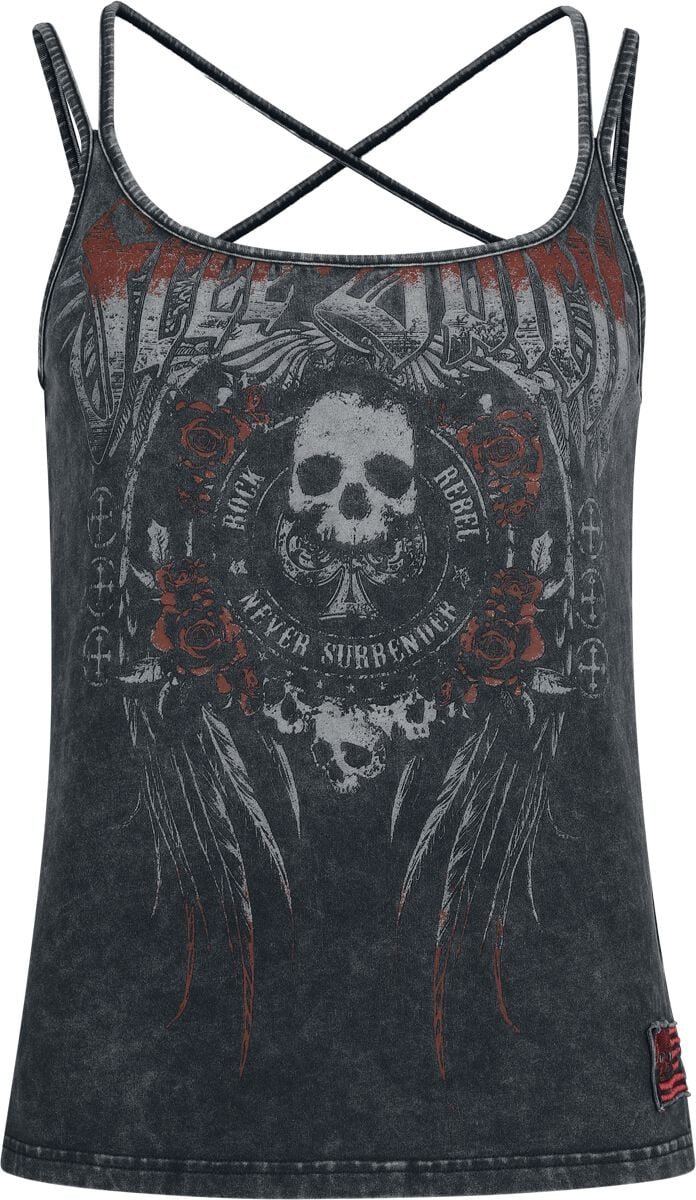 Top  de Rock Rebel by EMP - Free Spirit - S à XL - pour Femme - multicolore - Rock Rebel by EMP